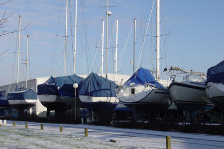 Winterberging bij Marina Stavoren